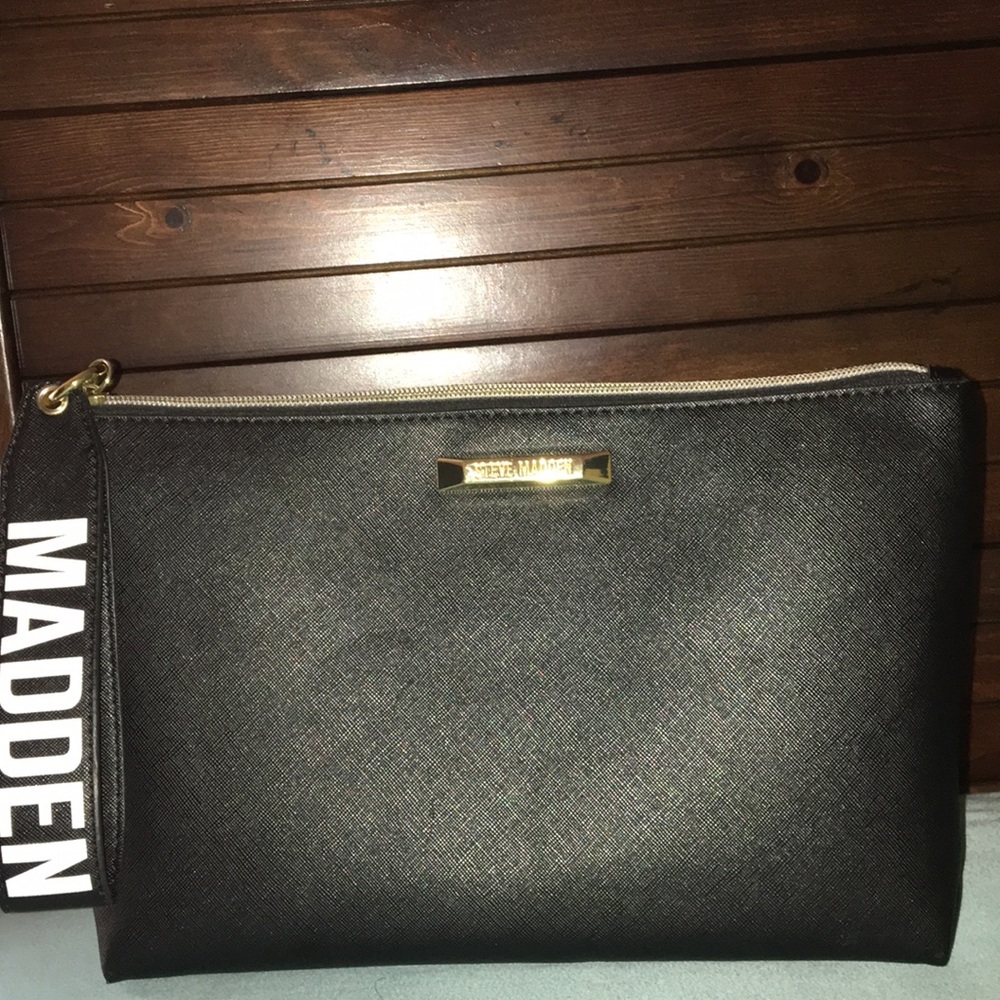 Med Black and Gold clutch